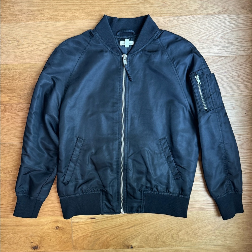 Black Bomber Jacket size small
